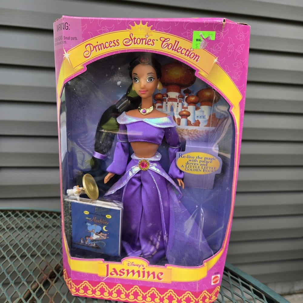 Mattel Disney Princess Stories Collection Jasmine Doll 1997. Damaged Box